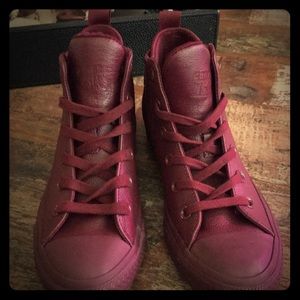 Brand New in Box Converse Deep Bordeau
